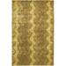 Brown/White 90 x 60 x 0.5 in Indoor Area Rug - Fleur De Lis Living Caines Brown/Tan Geometric Area Rug Wool | 90 H x 60 W x 0.5 D in | Wayfair