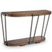 The Twillery Co.® Crawfordsville Console Avah Wood/Metal in Brown | 28 H x 48 W x 16 D in | Wayfair FNDS2391 45506939