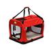 Go Pet Club Pet Crate Polyester in Red | 27 H x 27 W x 27 D in | Wayfair CP-40