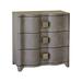Studio A Home Toile Linen Bedside Chest Wood in Gray | 29 H x 28 W x 16 D in | Wayfair 7.20159