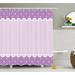 Harriet Bee Destin Old Lace Patterns Polka Shower Curtain + Hooks Polyester | 70 H x 69 W in | Wayfair HBEE2342 39393742
