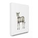 Harriet Bee 'Baby Zebra Illustration' Wall Art Canvas, Wood in Black/White | 20 H x 16 W x 1.5 D in | Wayfair HBEE6996 42230248