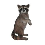 Hi-Line Gift Ltd. Standing Raccoon Figurine in White | 19 H x 10 W x 11.5 D in | Wayfair 87988