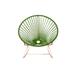 Innit Indoor/Outdoor Handmade Rocking Chair Metal in Green/Brown | 31 H x 33 W x 33 D in | Wayfair i04-04-11