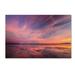 Trademark Fine Art "Baker Bounday Sunset" by Pierre Leclerc Photographic Print on Wrapped Canvas Metal | 22 H x 32 W x 2 D in | Wayfair