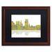 Trademark Fine Art Boise Idaho Skyline III by Marlene Watson Framed Graphic Art Canvas, Wood | 16 H x 20 W x 0.5 D in | Wayfair MW0075-W1620BMF