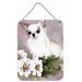 Caroline's Treasures Chihuahua Flowers by Martha Hooks Painting Print Plaque Metal | 16 H x 12 W x 0.05 D in | Wayfair MH1019DS1216