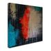 Trademark Fine Art "Rage" by Nicole Dietz Painting Print on Wrapped Canvas in Black | 35 H x 35 W x 2 D in | Wayfair ND079-C3535GG