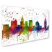 Trademark Fine Art 'Atlanta Georgia Skyline Mclr-1' Graphic Art on Wrapped Canvas Canvas | 16 H x 24 W in | Wayfair MW0194-C1624GG