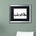Trademark Fine Art Portsmouth England Skyline B&W by Michael Tompsett - Picture Frame Painting Print on Canvas Canvas | Wayfair MT1038-S1620BMF