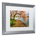 Trademark Fine Art Meet Me At Our Bench by Lois Bryan Framed Photographic Print Canvas, Wood | 16 H x 20 W x 0.5 D in | Wayfair LBR0198-S1620MF