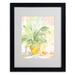 Trademark Fine Art "The Peace Lily" Picture Frame Print on Canvas Canvas | 14 H x 11 W x 0.5 D in | Wayfair SG5663-B1114MF