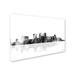 Trademark Fine Art 'Birmingham Alabama Skyline BG-1' Graphic Art Print on Wrapped Canvas in White | 30 H x 47 W x 2 D in | Wayfair MW0119-C3047GG