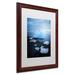 Trademark Fine Art 'Ice Traveler' Framed Photographic Print on Canvas Canvas, Wood | 20 H x 16 W x 0.5 D in | Wayfair PSL0734-W1620MF