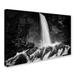 Trademark Fine Art Mountain Stream by Philippe Sainte-Laudy Photographic Print on Wrapped Canvas Metal in Black/White | 22 H x 32 W x 2 D in | Wayfair