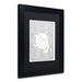 Trademark Fine Art 'Inspirational Quotes' Framed Graphic Art Print on Canvas Canvas, Wood in Black/White | 14" H x 11" W x 0.5" D | Wayfair