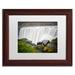 Trademark Fine Art 'Painterly Falls' Framed Photographic Print on Canvas Canvas, Wood | 11 H x 14 W x 0.5 D in | Wayfair PSL0791-W1114MF