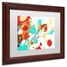 Trademark Fine Art "Paint Party 3" by Amy Vangsgard Framed Painting Print Canvas, Wood | 11 H x 14 W x 0.5 D in | Wayfair AV0213-W1114MF