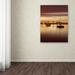 Trademark Fine Art 'Sunset Hues' Photographic Print on Wrapped Canvas in White/Black | 47 H x 35 W x 2 D in | Wayfair ALI3904-C3547GG