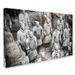 Trademark Fine Art "Terracotta Army III" by Philippe Hugonnard Photographic Print on Wrapped Canvas Canvas | 16 H x 24 W x 2 D in | Wayfair