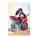 Trademark Fine Art 'Motorbike' Print on Canvas Canvas | 24 H x 16 W x 2 D in | Wayfair ALI9033-C1624GG