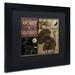 Trademark Fine Art 'Locked & Loaded IV' by Color Bakery Framed Graphic Art Canvas | 11 H x 14 W x 0.5 D in | Wayfair ALI4269-B1114BMF