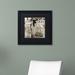 Ebern Designs Alan Blaustein 'Lombardy VIII Sepia' Framed Photographic Print Canvas, Glass | 11 H x 11 W x 0.5 D in | Wayfair