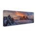 Trademark Fine Art 'The Story of the One Sunrise' Photographic Print on Wrapped Canvas Canvas | 8 H x 19 W x 2 D in | Wayfair 1X00738-C819GG