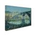 Trademark Fine Art 'Spring Night Harlem River' Print on Wrapped Canvas Canvas | 14 H x 19 W x 2 D in | Wayfair AA00313-C1419GG