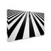 Trademark Fine Art 'Black & White' Graphic Art on Wrapped Canvas in Black/White | 12 H x 19 W x 2 D in | Wayfair 1X01595-C1219GG