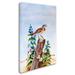 Trademark Fine Art 'Meadowlark 2' Print on Wrapped Canvas in White | 47 H x 30 W x 2 D in | Wayfair ALI15544-C3047GG