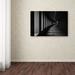Trademark Fine Art 'A Corner' Photographic Print on Wrapped Canvas in Black/Green/White | 12 H x 19 W x 2 D in | Wayfair 1X01265-C1219GG