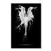 Trademark Fine Art 'Creme De Le Creme' Graphic Art Print on Wrapped Canvas in Black/White | 24 H x 16 W x 2 D in | Wayfair 1X04259-C1624GG