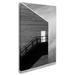 Trademark Fine Art 'Door to Nowhere' Graphic Art Print on Wrapped Canvas Metal in Black/White | 32 H x 22 W x 2 D in | Wayfair 1X04304-C2232GG