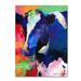 Trademark Fine Art 'Art Cow 1' Print on Wrapped Canvas Fabric in White/Black | 47 H x 35 W x 2 D in | Wayfair ALI6654-C3547GG