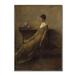 Trademark Fine Art 'Lady In Gold' Print on Wrapped Canvas in White/Black | 47 H x 35 W x 2 D in | Wayfair AA01151-C3547GG