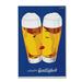 Trademark Fine Art 'Beer Creates Sociability' Vintage Advertisement on Wrapped Canvas Canvas | 24 H x 16 W x 2 D in | Wayfair ALI19708-C1624GG