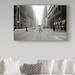 Trademark Fine Art 'New York Street' Photographic Print on Wrapped Canvas Metal in Black/White | 22 H x 32 W x 2 D in | Wayfair ALI20545-C2232GG