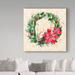 The Holiday Aisle® Tibay Christmas III by Irina Trzaskos Studio - Graphic Art Print on Canvas in Black | 35 H x 35 W x 2 D in | Wayfair