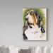 Trademark Fine Art 'Basset Hound Oil Painting Print on Wrapped Canvas' Graphic Art Print on Wrapped Canvas Canvas | 19 H x 14 W x 2 D in | Wayfair