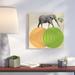Ivy Bronx Elephant I by Mark Ashkenazi - Graphic Art Print on Canvas in Gray/Green | 30 H x 30 W x 1.5 D in | Wayfair IVBX4870 44029012