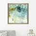 Ivy Bronx My Greenhouse Abstract IV' Framed Acrylic Painting Print on Acrylic Plastic/Acrylic in Gray/Green | 21.5 H x 21.5 W x 0.75 D in | Wayfair