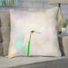 Ivy Bronx Gemmill Dragonfly & Lights Double Sided Throw Pillow Leather/Suede | 20 H x 20 W x 3 D in | Wayfair 628C30EA29F44AD29699C6F92521DDB9
