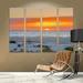ArtWall Sanibel Sunrise Iv by Steve Ainsworth 4 Piece Photographic Print on Wrapped Canvas Set Canvas in White | 36 H x 48 W x 2 D in | Wayfair