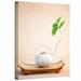ArtWall Zen New Leaf - Wrapped Canvas Photographic Print Canvas in Brown/Green | 2 D in | Wayfair 0ray099a1624w
