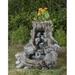 Jeco Inc. Resin/Fiberglass Wood & Rock Fountain | 25.4 H x 24.6 W x 24 D in | Wayfair FCL119