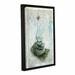 ArtWall Leaf Iv by Elena Ray Framed Painting Print Metal in Gray/Green | 48 H x 32 W x 2 D in | Wayfair 0ray078a3248w