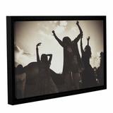 Winston Porter 'Mystic Woman Dancers' by Elena Ray Framed Photographic Print on Wrapped Canvas in Black | 16 H x 24 W x 2 D in | Wayfair