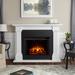 Callaway 63" Grand Electric Fireplace by Real Flame in White | 48.375 H x 63 W x 17.24 D in | Wayfair 8011E-W
