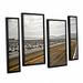 ArtWall "Slow Curves" by Mark Ross 4 Piece Framed Photographic Print Set Canvas in White | 24 H x 36 W x 2 D in | Wayfair 0ros024i2436f